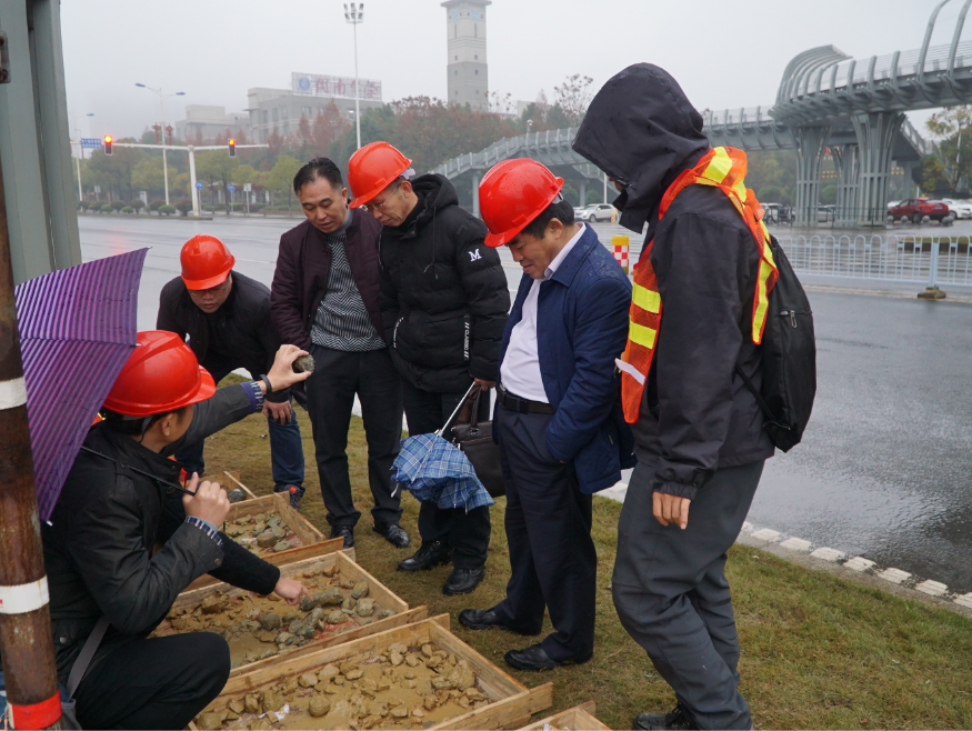 院領(lǐng)導(dǎo)赴長沙市軌道交通1號線北延一期詳勘項目檢查指導(dǎo)工作